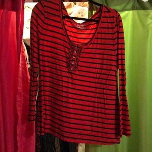 Long Sleeve Striped Shirt